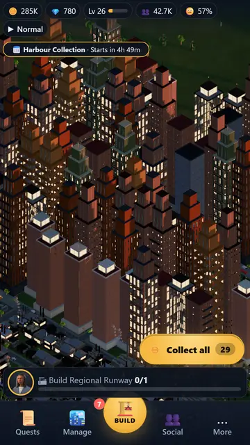 The city at night